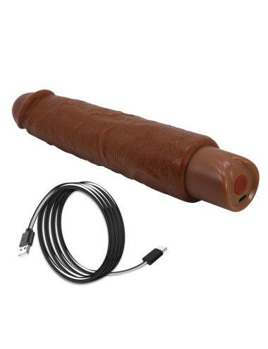 PRETTY LOVE - GAVIN REALISTISCHER VIBRATOR 25 CM Ø 5 CM BRAUN