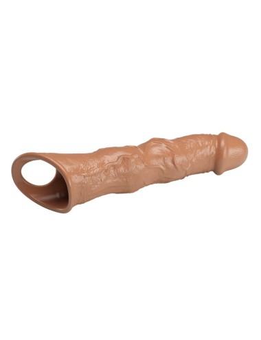 PRETTY LOVE - VERSTELLBARE PENISVERLÄNGERUNGSHÜLLE 28 CM Ø 4,5 CM BRAUN