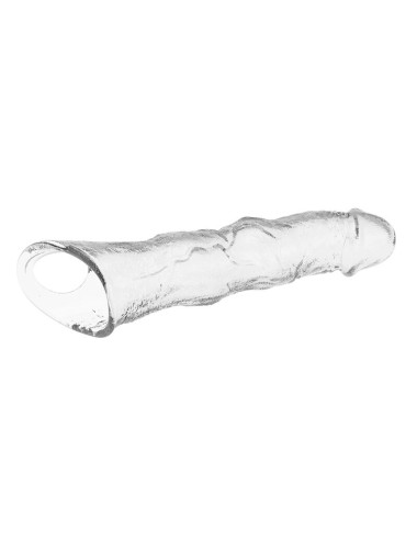 PRETTY LOVE - VERSTELLBARE PENISVERLÄNGERUNGSHÜLLE 28 CM Ø 4,5 CM TRANSPARENT