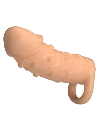 PRETTY LOVE - DORT PENISVERLÄNGERUNGSHÜLLE 14 CM Ø 4 CM NATUR