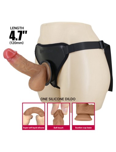 PRETTY LOVE – UNIVERSAL-STRAP-ON-GURT MIT REALISTISCHEM DILDO