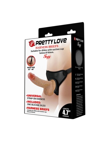 PRETTY LOVE – UNIVERSAL-STRAP-ON-GURT MIT REALISTISCHEM DILDO