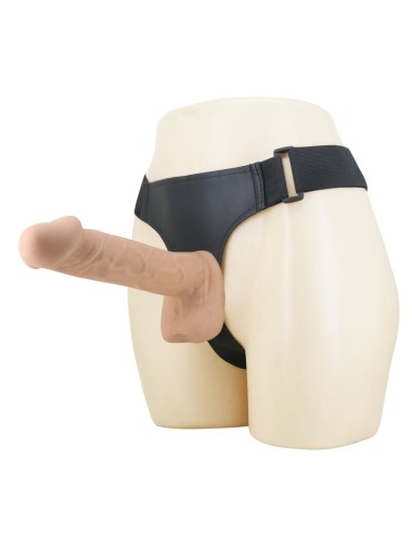 PRETTY LOVE - KASPAR HARNESS MIT FLEXIBLES DILDO 21 CM Ø 5 CM NATÜRLICH