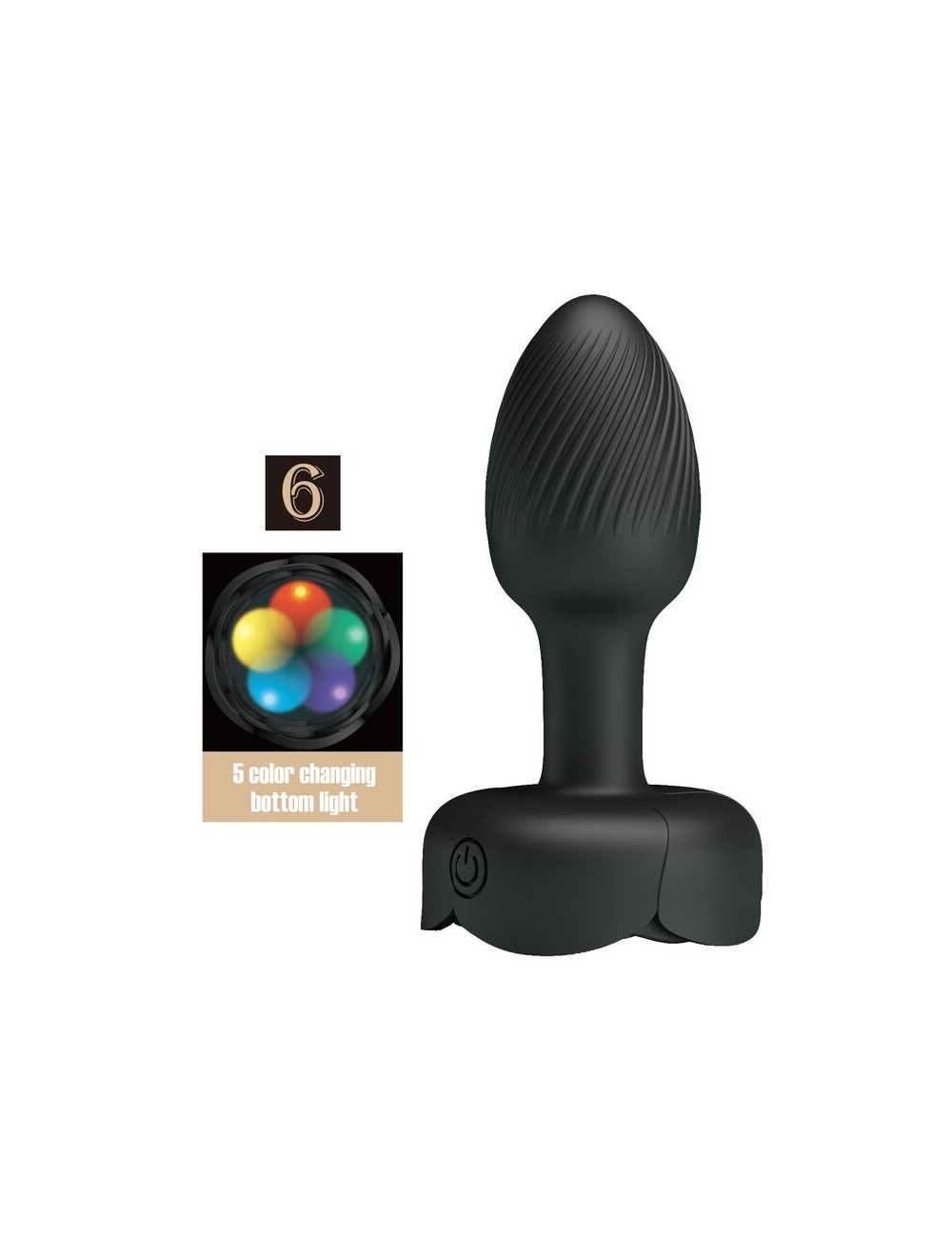 PRETTY LOVE – WIEDERAUFLADBARER VIBRATIONS-ANALPLUG MIT 10 MODI