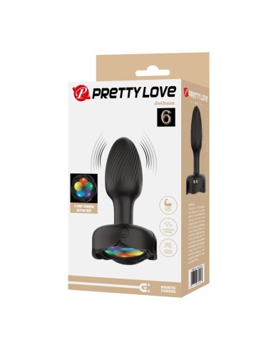 PRETTY LOVE – WIEDERAUFLADBARER VIBRATIONS-ANALPLUG MIT 10 MODI