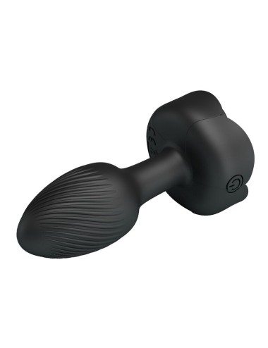 PRETTY LOVE – WIEDERAUFLADBARER VIBRATIONS-ANALPLUG MIT 10 MODI, SCHWARZ