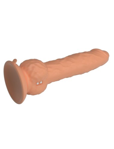 PRETTY LOVE - EREN STOSS-VIBRATIONSDILDO 20,5 CM Ø 4,5 CM NATUR