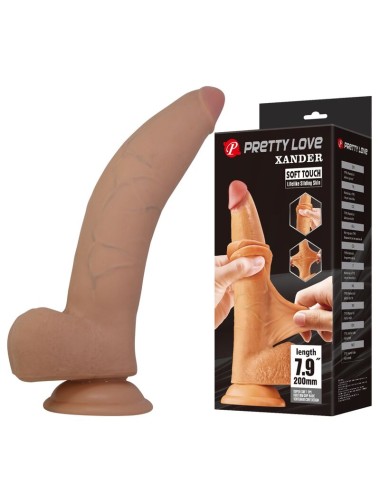 PRETTY LOVE - XANDER REALISTISCHER DILDO 20 CM Ø 5 CM NATÜRLICH