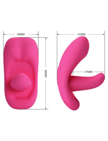 PRETTY LOVE - HAZELYNN 12-FUNKTIONEN-MASSAGEGERÄT MIT APP-STEUERUNG, PINK