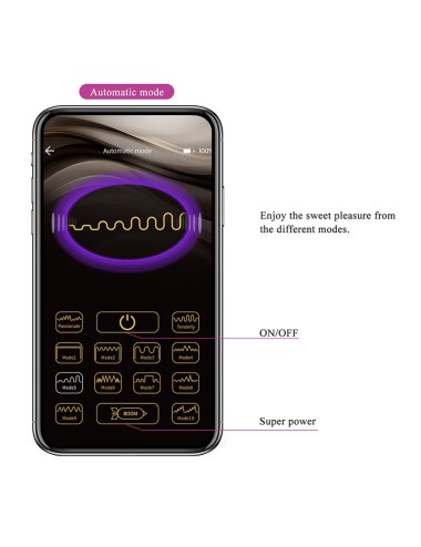 PRETTY LOVE - HAZELYNN 12-FUNKTIONEN-MASSAGEGERÄT MIT APP-STEUERUNG, PINK