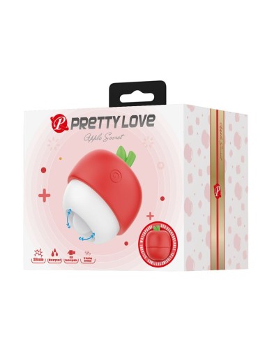 PRETTY LOVE – WIEDERAUFLADBARER KLITORALSTIMULATOR MIT ZUNGENEFFEKT ROT