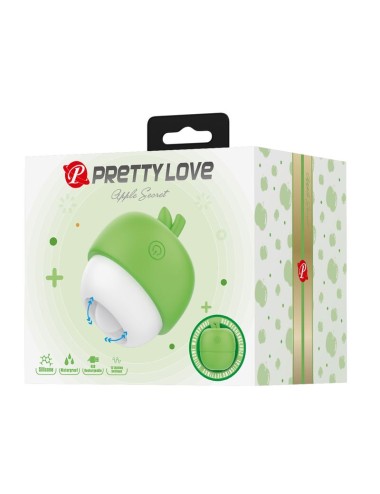 PRETTY LOVE - WIEDERAUFLADBARER KLITORALSTIMULATOR MIT ZUNGENEFFEKT (GRÜN)