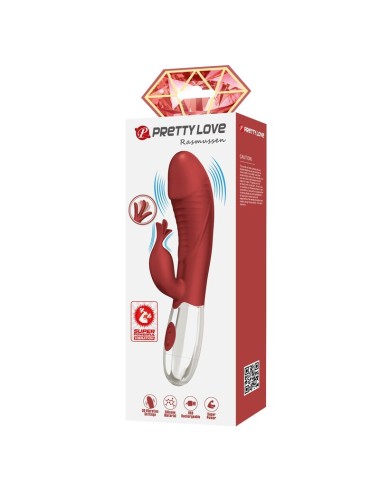 PRETTY LOVE – ROSENHOLZ-HASE-VIBRATOR MIT 30 FUNKTIONEN
