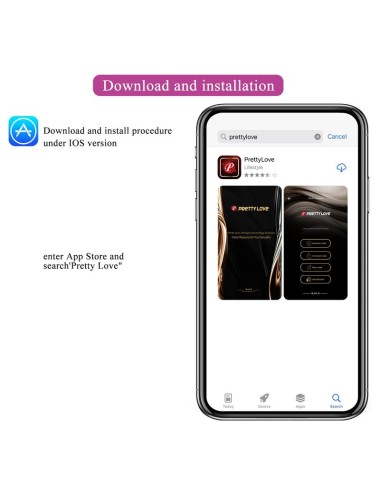 PRETTY LOVE – PULSIERENDES VIBRATIONS-EI MIT APP-STEUERUNG, 12 FUNKTIONEN, USB-AUFLADBAR, PINK