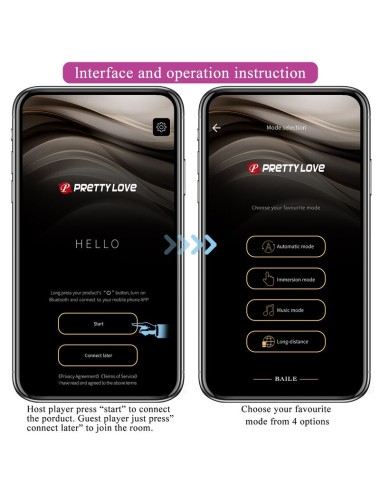 PRETTY LOVE – PULSIERENDES VIBRATIONS-EI MIT APP-STEUERUNG, 12 FUNKTIONEN, USB-AUFLADBAR, GRÜN-GELB