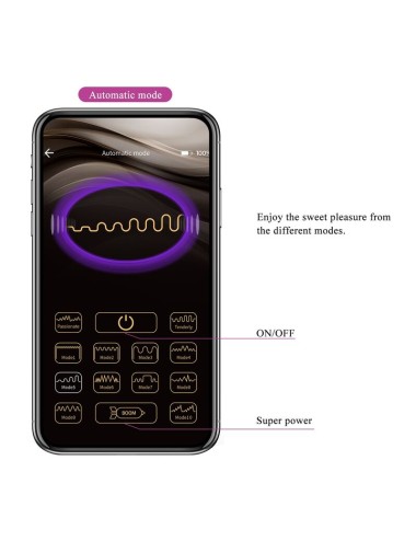 PRETTY LOVE – PULSIERENDES VIBRATIONS-EI MIT APP-STEUERUNG, 12 FUNKTIONEN, USB-AUFLADBAR, GRÜN-GELB