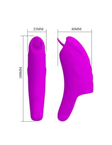 PRETTY LOVE - PETERSON HONEY FINGER WIEDERAUFLADBARER FINGERVIBRATOR LILA