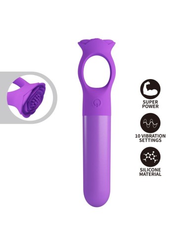 PRETTY LOVE - GIANA WIEDERAUFLADBARER MINI-VIBRATOR-MASSAGEGERÄT LILA
