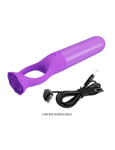 PRETTY LOVE - GIANA WIEDERAUFLADBARER MINI-VIBRATOR-MASSAGEGERÄT LILA
