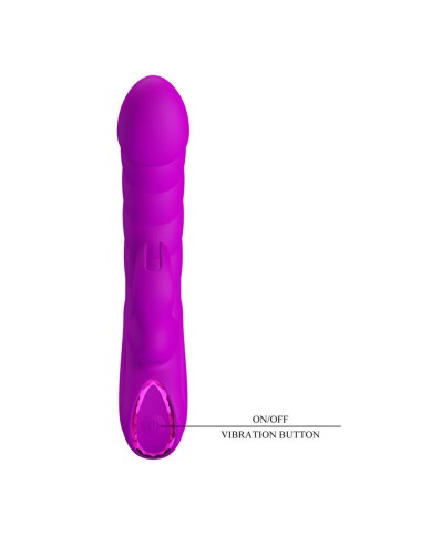 PRETTY LOVE - MONICA WIEDERAUFLADBARER DOPPEL-STIMULATIONSVIBRATOR FÜR G-PUNKT UND KLITORIS