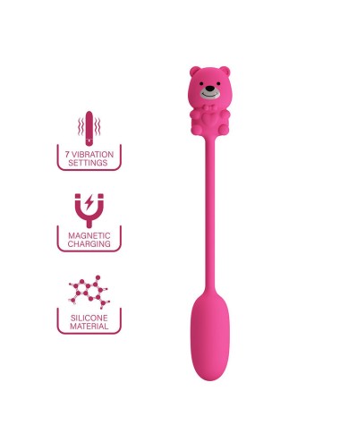 PRETTY LOVE - OLSON WIEDERAUFLADBARER BULLET-VIBRATOR MIT KABELFERNBEDIENUNG PINK