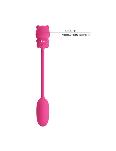 PRETTY LOVE - OLSON WIEDERAUFLADBARER BULLET-VIBRATOR MIT KABELFERNBEDIENUNG PINK