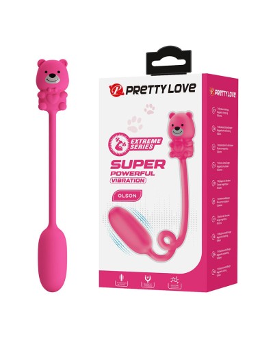 PRETTY LOVE - OLSON WIEDERAUFLADBARER BULLET-VIBRATOR MIT KABELFERNBEDIENUNG PINK