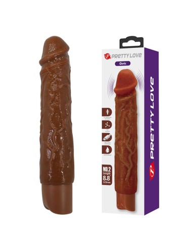 PRETTY LOVE - OWEN REALISTISCHER VIBRATOR 22,5 CM Ø 4,5 CM BRAUN