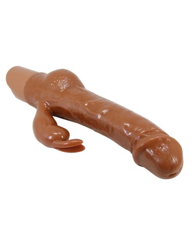 PRETTY LOVE - ELLISON REALISTISCHER HASENVIBRATOR 22,6 CM Ø 4,2 CM BRAUN