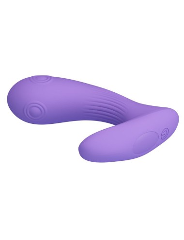 PRETTY LOVE - ANDROMEDA WIEDERAUFLADBARER DOPPELSTIMULATIONSVIBRATOR LILA