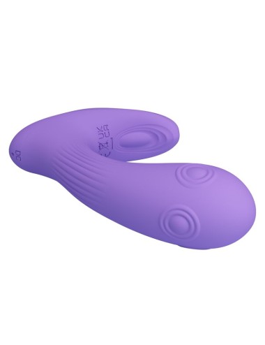 PRETTY LOVE - ANDROMEDA WIEDERAUFLADBARER DOPPELSTIMULATIONSVIBRATOR LILA