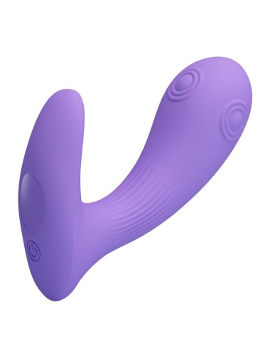 PRETTY LOVE - ANDROMEDA WIEDERAUFLADBARER DOPPELSTIMULATIONSVIBRATOR LILA