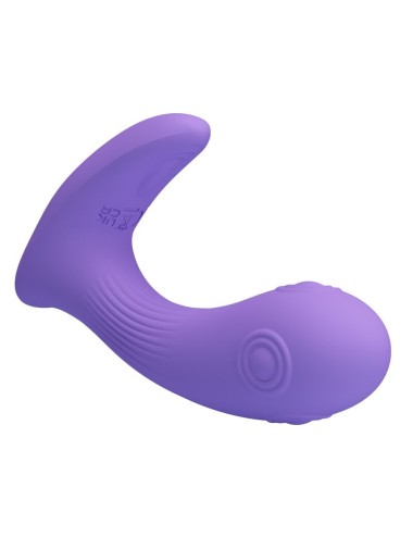 PRETTY LOVE - ANDROMEDA WIEDERAUFLADBARER DOPPELSTIMULATIONSVIBRATOR LILA