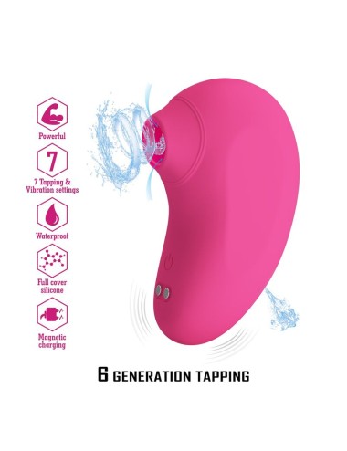PRETTY LOVE - ARILA WIEDERAUFLADBARER KLITORIS-SAUGSTIMULATOR MIT VIBRATION PINK