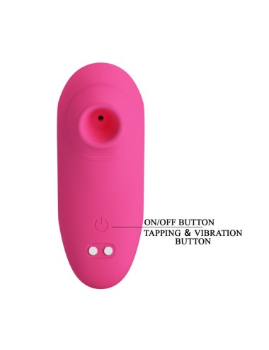 PRETTY LOVE - ARILA WIEDERAUFLADBARER KLITORIS-SAUGSTIMULATOR MIT VIBRATION PINK