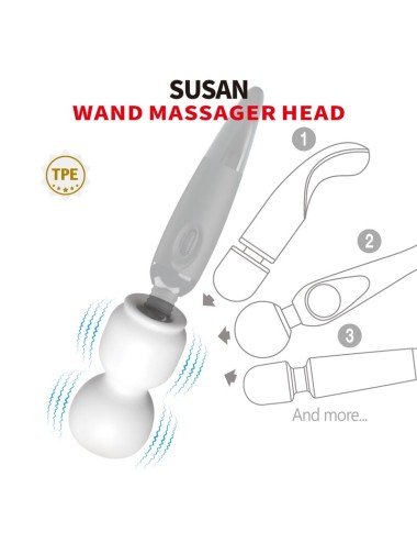 PRETTY LOVE – SUSAN POWER HEAD WAND MASSAGEAUFSATZ Ø 6,5 CM