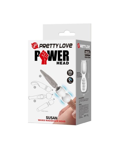 PRETTY LOVE – SUSAN POWER HEAD WAND MASSAGEAUFSATZ Ø 6,5 CM