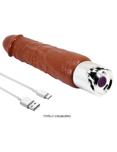 PRETTY LOVE - PRO REALISTISCHER VIBRATOR 23,5 CM Ø 4,8 CM BRAUN