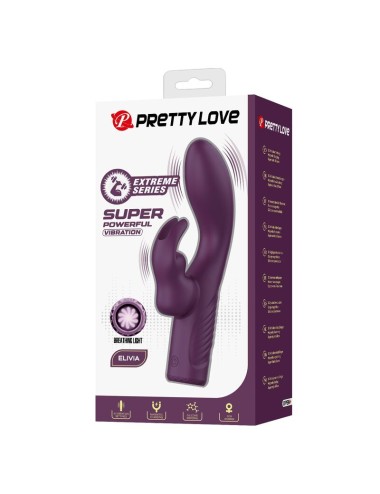 PRETTY LOVE - OLIVIA WIEDERAUFLADBARER HASENVIBRATOR MIT 10 FUNKTIONEN