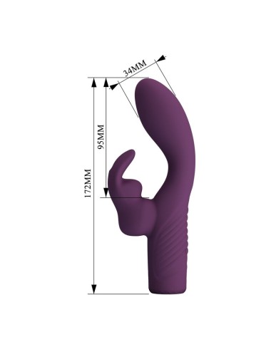 PRETTY LOVE - OLIVIA WIEDERAUFLADBARER HASENVIBRATOR MIT 10 FUNKTIONEN