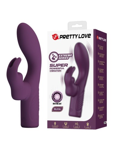 PRETTY LOVE - OLIVIA WIEDERAUFLADBARER HASENVIBRATOR MIT 10 FUNKTIONEN