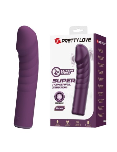 PRETTY LOVE - RYLAND WIEDERAUFLADBARER VIBRATOR MIT 10 FUNKTIONEN, LILA
