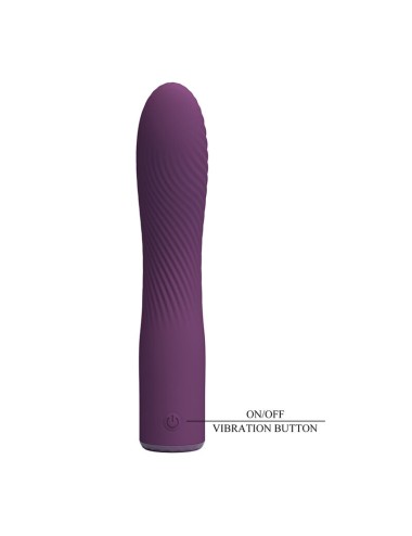PRETTY LOVE - KISSELL WIEDERAUFLADBARER VIBRATOR MIT 10 FUNKTIONEN, LILA
