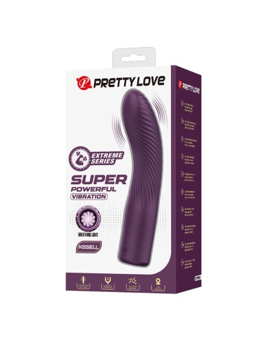 PRETTY LOVE - KISSELL WIEDERAUFLADBARER VIBRATOR MIT 10 FUNKTIONEN, LILA
