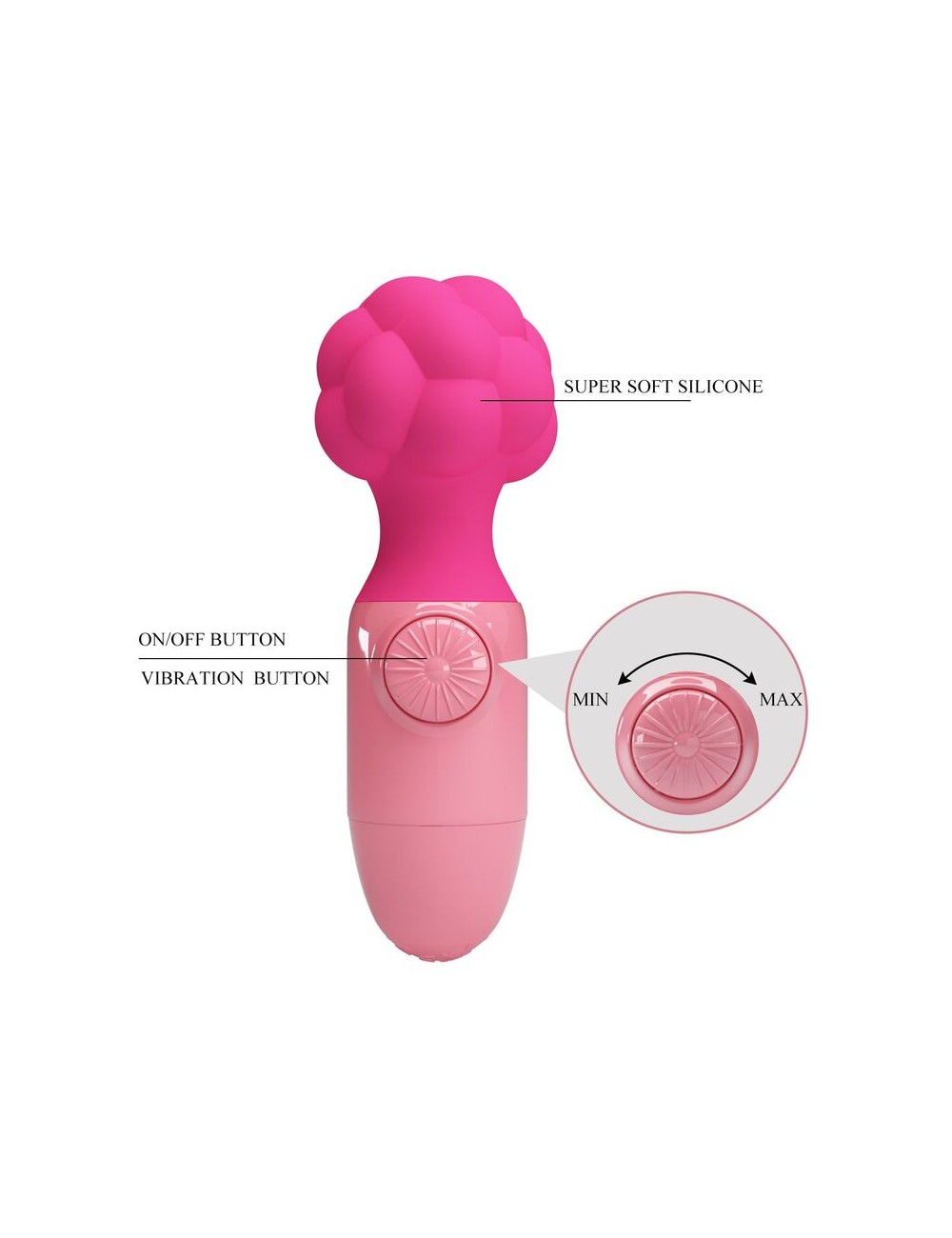 PRETTY LOVE - ANWEN MINI-MASSAGER PINK