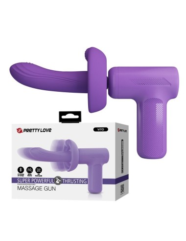 PRETTY LOVE - VITO STOSSMASSAGEPISTOLE 5 MODI LILA
