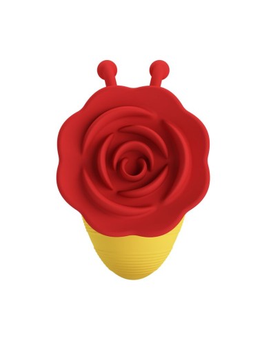 PRETTY LOVE - LITTLE BEE WIEDERAUFLADBARER KLITORALSTIMULATOR 7 MODI ROT/GELB