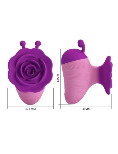 PRETTY LOVE - LITTLE BEE WIEDERAUFLADBARER KLITORALSTIMULATOR, 7 MODI, LILA-ROSA