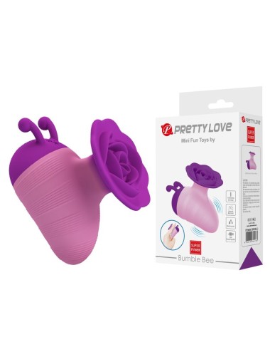 PRETTY LOVE - LITTLE BEE WIEDERAUFLADBARER KLITORALSTIMULATOR, 7 MODI, LILA-ROSA