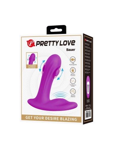 PRETTY LOVE - BAUER WIEDERAUFLADBARER PROSTATA-MASSAGEGERÄT MIT 12 MODI